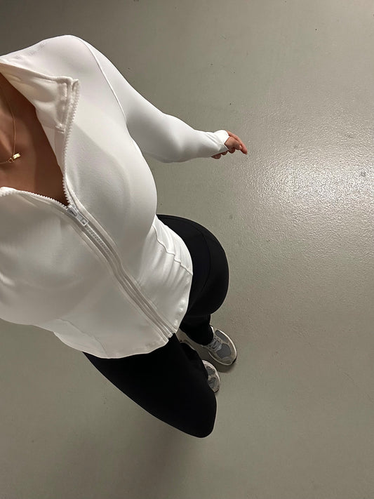 Crop Jacket Lili White