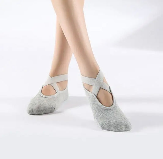 Classic Pilates Socks Grey